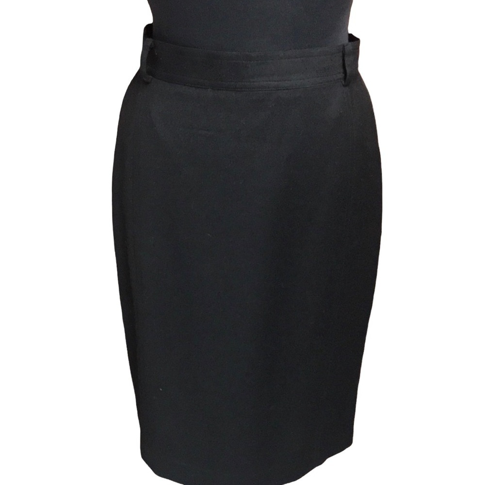 Escada Wool Skirt Black